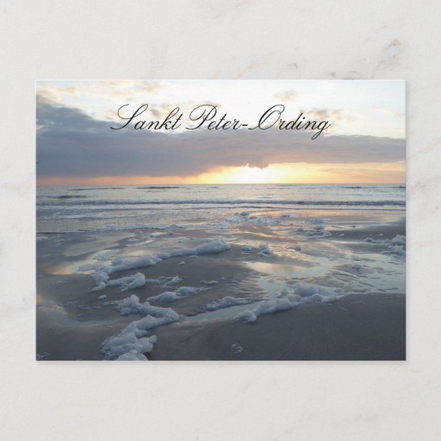 Saint Peter-Ording, Beach, North Sea, Germany Postcard (Front)