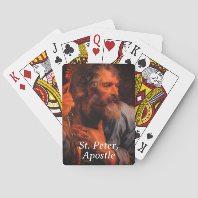 Saint Peter Playing Cards (Back)