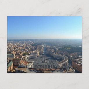 Saint Peter square Rome Postcard