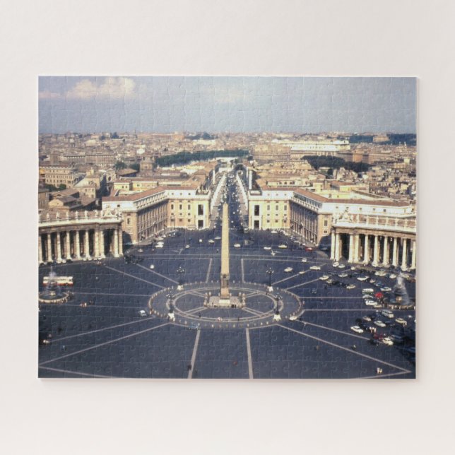 Saint Peter's Square from the Basilica Jigsaw Puzzle (Horizontal)