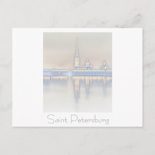 Saint Petersburg City Russia Architecture Postcard