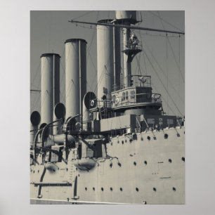 Saint Petersburg, Cruiser Aurora Poster