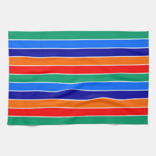 saint petersburg flag stripes lines pattern usa ci tea towel