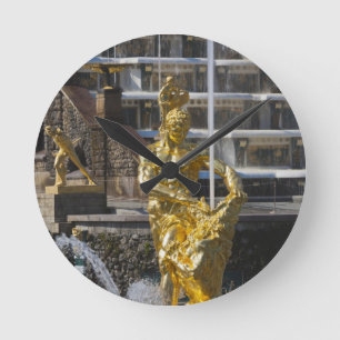 Saint Petersburg, Grand Cascade fountains 3 Round Clock