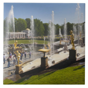 Saint Petersburg, Grand Cascade fountains Ceramic Tile