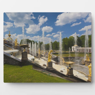 Saint Petersburg, Grand Cascade fountains Plaque