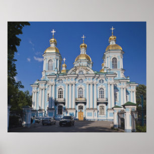 Saint Petersburg, Mariinsky, Nikolsky Cathedral Poster