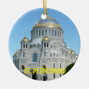 Saint Petersburg Russia Circle Ornament