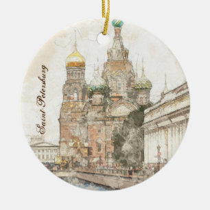 Saint Petersburg Russia Ornament – Ceramic Travel 