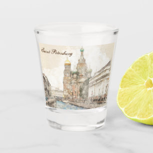 Saint Petersburg Russia Shot Glass – Travel Gift