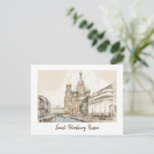 Saint-Petersburg, Russia vintage Postcard