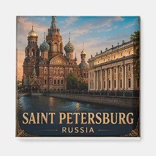 🌍 Saint Petersburg Vacation Keepsake For Travelle Magnet