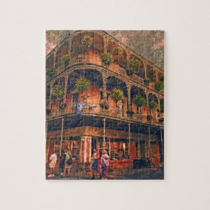 Saint Philip and Royal streets in French Quarter N Jigsaw Puzzle