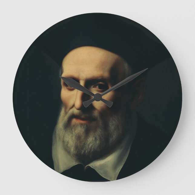 Saint Philip Neri Second Apostle of Rome Art Large Clock (Front)