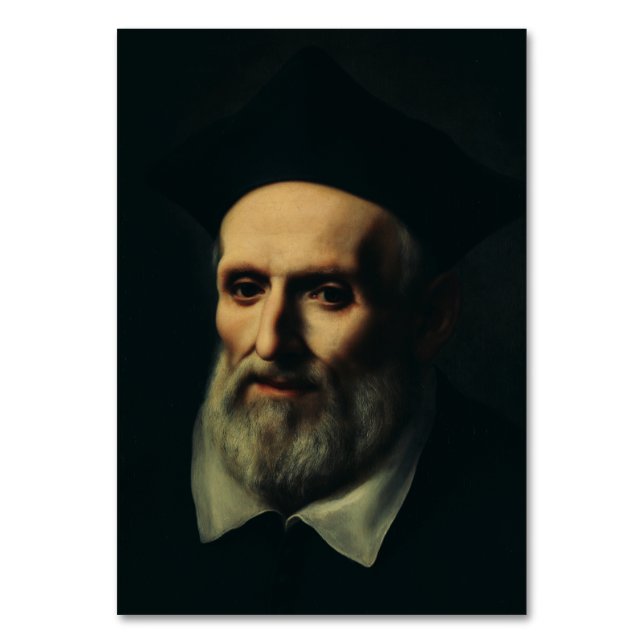 Saint Philip Neri Second Apostle of Rome Art Table Number (Front)