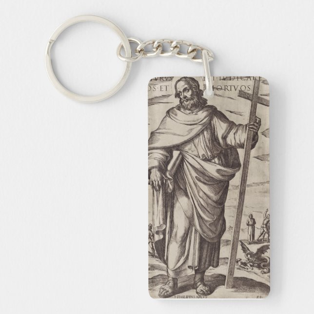 Saint Philip one of the Twelve Apostles Key Ring (Front)