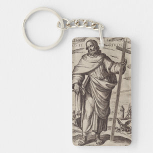 Saint Philip one of the Twelve Apostles Key Ring