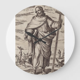 Saint Philip one of the Twelve Apostles Large Clock
