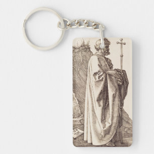 Saint Philip the Apostle by Albrecht Dürer Key Ring