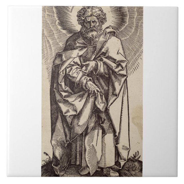 Saint Philip the Apostle Jesus disciples Ceramic Tile (Front)
