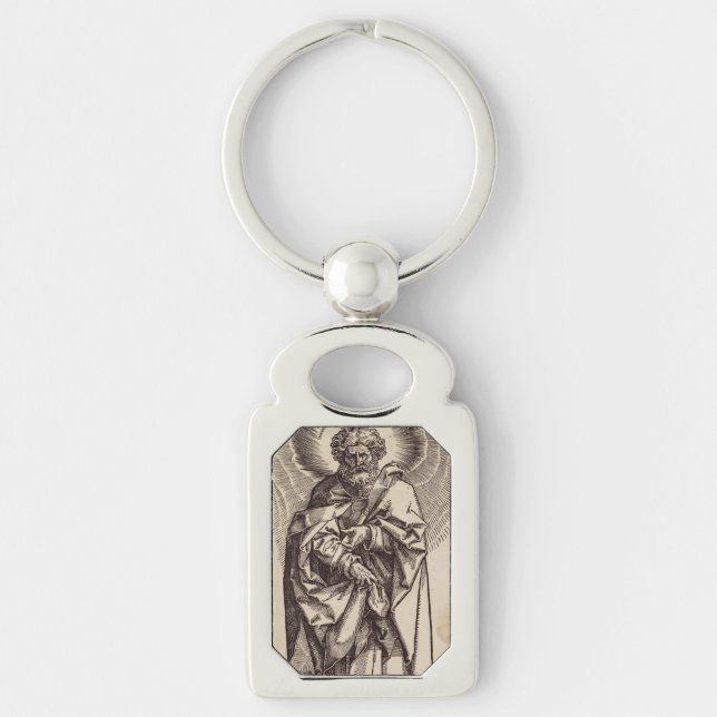 Saint Philip the Apostle Jesus disciples Key Ring (Front)
