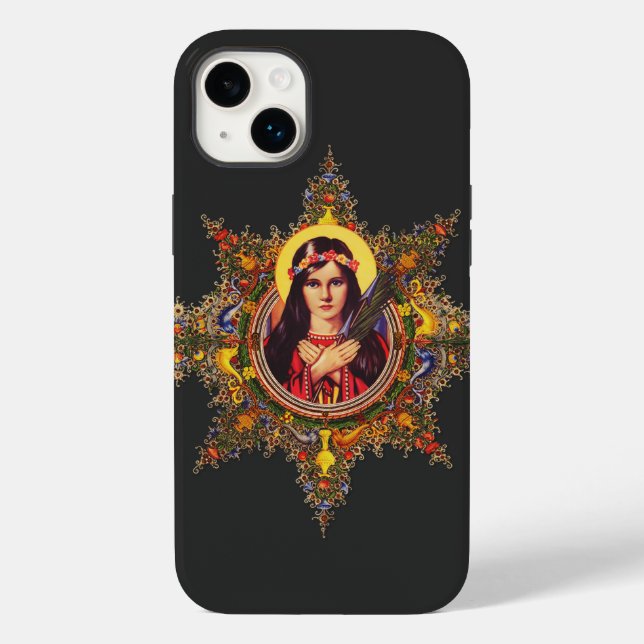 Saint Philomena Case-Mate iPhone Case (Back)