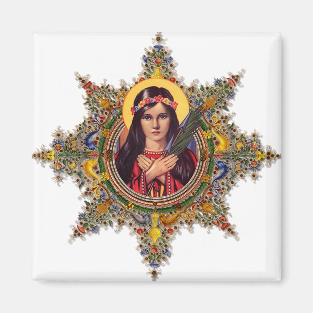Saint Philomena, patron of babies & children Magnet (Front)