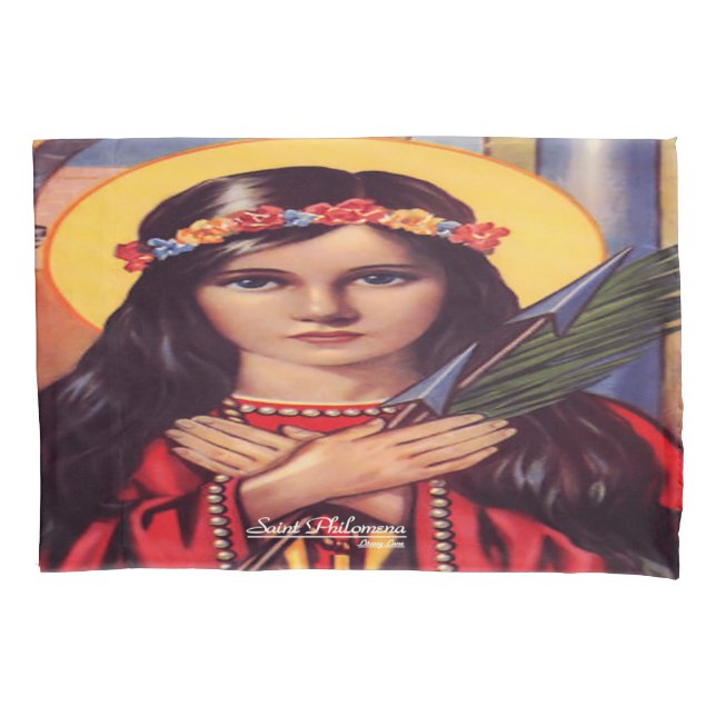 Saint Philomena Pillowcase (Front)