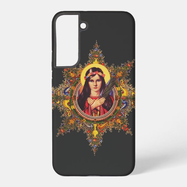 Saint Philomena Samsung Galaxy S22+ Case (Back)