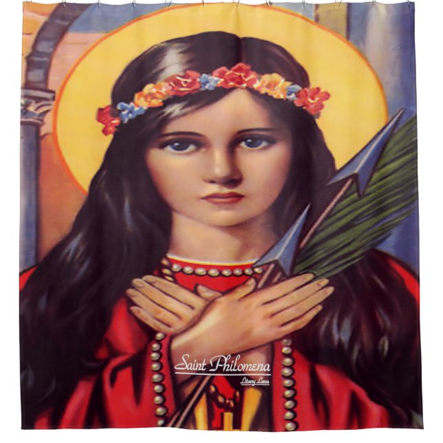 Saint Philomena Shower Curtain (Front)