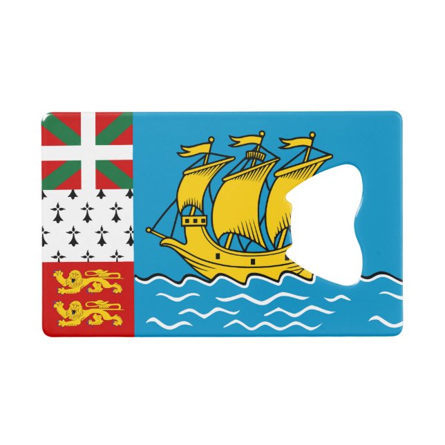 Saint Pierre and Miquelon Flag (Front (Horizontal))