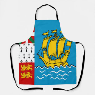 Saint Pierre and Miquelon Flag Apron