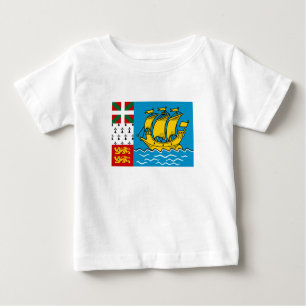Saint Pierre and Miquelon Flag Baby T-Shirt