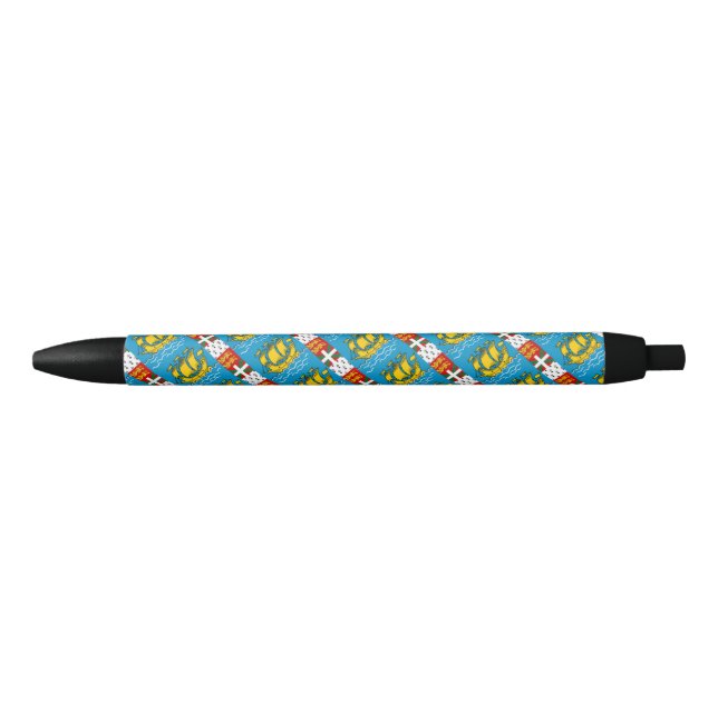 Saint Pierre and Miquelon Flag Ballpoint Pen (Front)