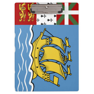 Saint Pierre and Miquelon flag Clipboard
