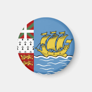 Saint Pierre and Miquelon flag Magnet