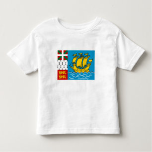 Saint Pierre and Miquelon Flag Toddler T-Shirt