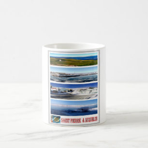 Saint Pierre and Miquelon - Mosaic - Coffee Mug