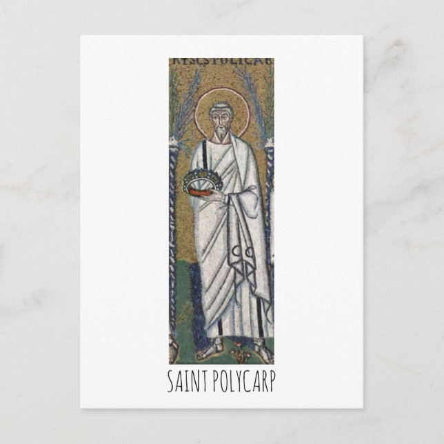 Saint Polycarp Postcard (Front)