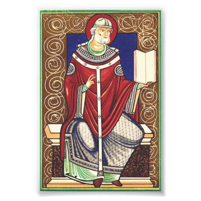  Saint Pope Gregory the Great Photo Print (Front)