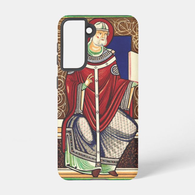  Saint Pope Gregory the Great Samsung Galaxy S21 Case (Back)