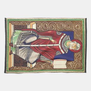 Saint Pope Gregory the Great Tea Towel