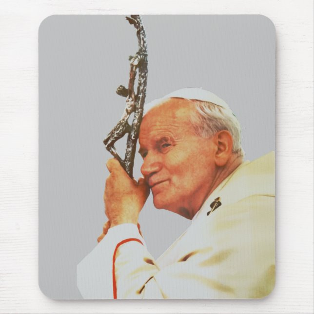 Saint Pope John Paul II  Mouse Pad (Front)
