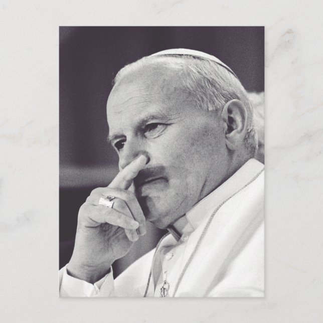 Saint Pope John Paul II  Postcard (Front)
