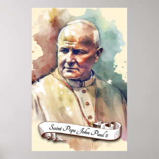 Saint Pope John Paul II Poster