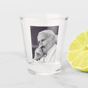 Saint Pope John Paul II  Shot Glass