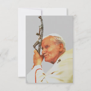 Saint Pope John Paul II Thank You Card