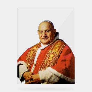 Saint Pope John XXIII head of the Catholic Church Acrylic Sign