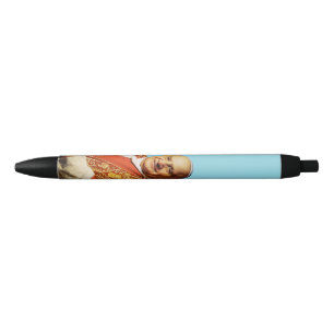 Saint Pope John XXIII head of the Catholic Church Black Ink Pen