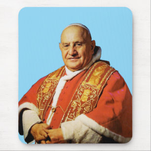 Saint Pope John XXIII head of the Catholic Church Mouse Pad